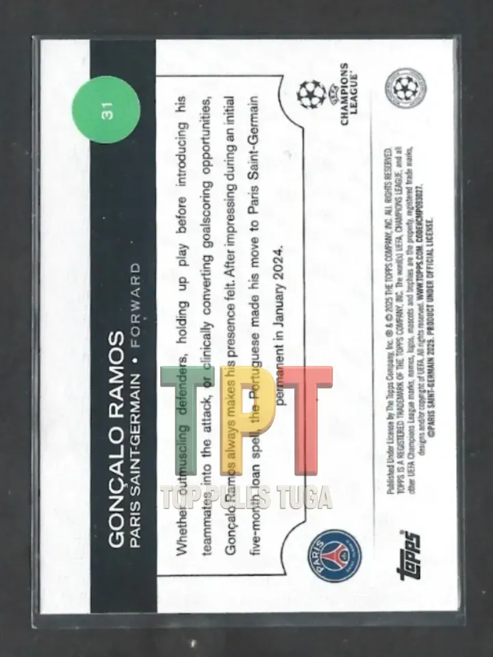 Gonçalo Ramos - Purple FlowFractor #31 verso