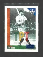 2022 Panini Diamond Kings - Artist Proof Blue #112 - Short Print - Ty Cobb frente