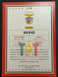 Silvio /299 Benfica 2015 Panini Donruss back