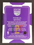 2021-22 Panini National Treasure Neemias Queta RPA /75 back