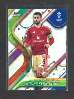 2024-25 Topps Finest UEFA Club Competitions - Refractor #134 - Bruno Fernandes frente