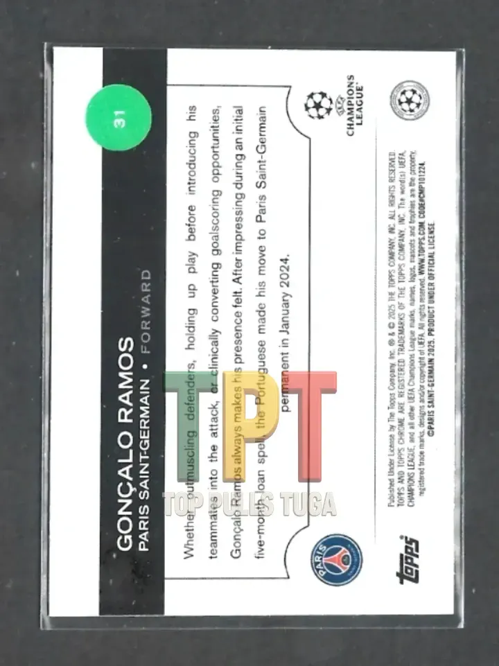 Gonçalo Ramos - Pulsar Refractor #31 verso