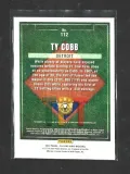 2022 Panini Diamond Kings - Artist Proof Blue #112 - Short Print - Ty Cobb verso