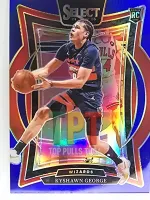 Kyshawn George Blue Prizm frente