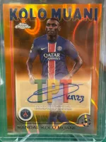 Topps Chrome 24/25 - Kolo Muani Auto /25 frente