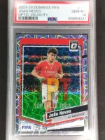 2023-24 Panini Donruss Optic Soccer João Neves - Optic Velocity PSA 10 frente
