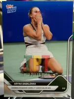 Topps Now Aryna Sabalenka TN-AS frente