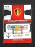 2018 Panini Prizm World Cup - Lazer Prizm #18 - Thomas Vermaelen verso