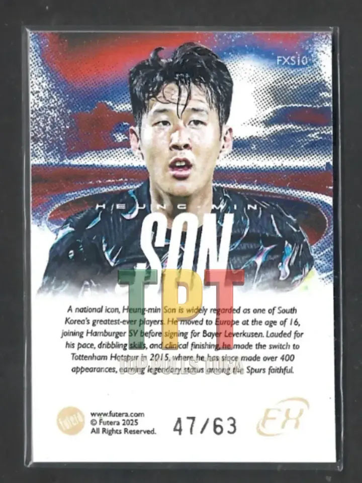 Heung-Min Son - Montage /63 #FXS10 verso