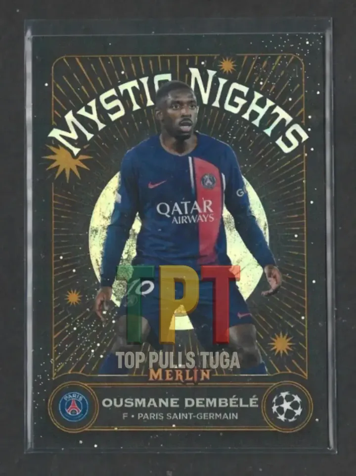 Ousmane Dembélé - Mystic Nights - Gold Refractor /50 #MN-20 frente