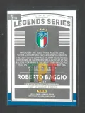 Roberto Baggio - Legends Series #LS-13 verso