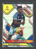 2024-25 Topps Finest UEFA Club Competitions - Refractor #122 - Ollie Watkins frente