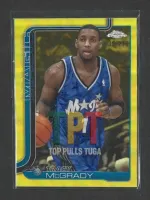 Tracy McGrady - Yellow Refractor /275 #245 front