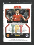 2022-23 Panini Prizm Premier League - Silver Prizm #83 - Diogo Dalot verso