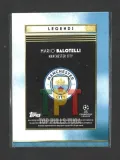 2025-26 Topps Deco UEFA Club Competitions - Legends - #MABA - Mario Balotelli verso