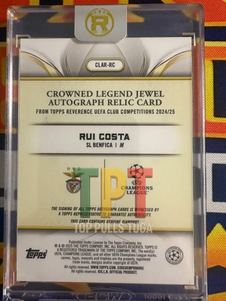 2024-25 Rui Costa Autograph Relic Gold 29/50 verso
