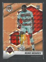 Nuno Mendes - Fluorescent Orange Mosaic Prizm #111 frente