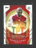 2024-25 Topps UEFA Club Competitions - Historic Captains #HC-3 - Patrick Vieira frente