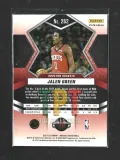 2021-22 Panini Mosaic - Green Mosaic Prizm #262 - NBA Debut - Jalen Green verso