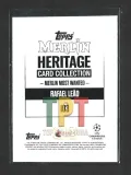 2023-24 Topps Merlin's Heritage UEFA Club Competitions - #103 - Merlin Most Wanted - Rafael Leão verso