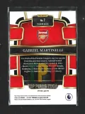 2023-24 Panini Select Premier League - Red Ice Prizm #7 - Terrace - Gabriel Martinelli verso