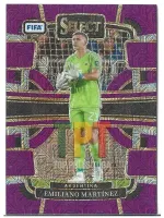 Emiliano Martinez Purple Mojo Prizm #76 - Terrace front