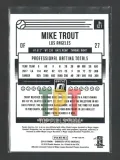 Mike Trout - Red & Yellow Prizm #121.1 verso