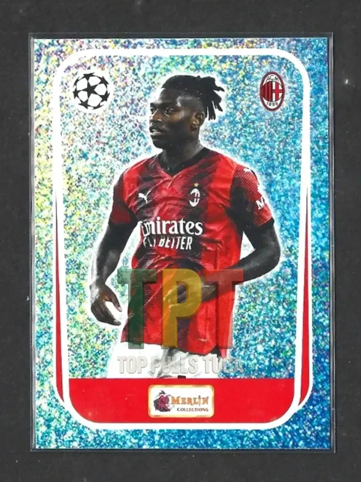 2023-24 Topps Merlin's Heritage UEFA Club Competitions - #103 - Merlin Most Wanted - Rafael Leão frente
