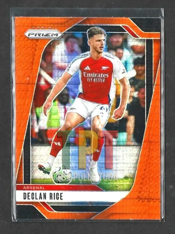 2024-25 Panini Prizm Premier League - Orange Hyper Prizm #22 - Declan Rice (A00044) frente
