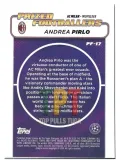 Andrea Pirlo Prized Footballers #PF-17 verso