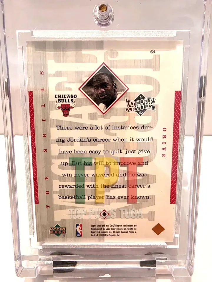 Michael Jordan Upper Deck 1999, Athlete of the Century # 64 verso