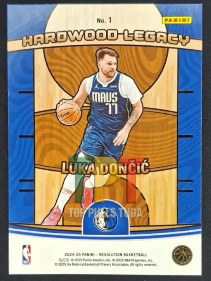 Luka Dončić Hardwood legacy verso
