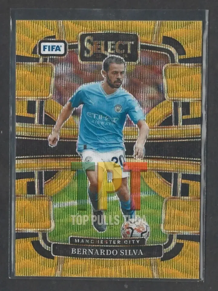 Bernardo Silva - Gold Wave Prizm /10 #14 - Terrace frente
