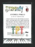 2024-25 Topps Finest UEFA Club Competitions - Finest Symphony #SY-4 - Andreas Pirlo verso