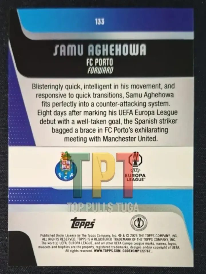 Samu Aghehowa Raindrop back