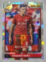 Benjamin Sesko Atomic Refractor #61/250 frente