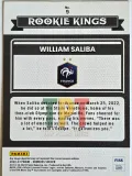 William Saliba Rookie Kings verso