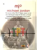 Michael Jordan Upper Deck 1998, MJx MJ Timeline # 98 verso