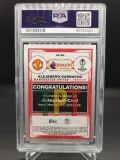 Alejandro Garnacho /75 RC PSA9 Auto verso