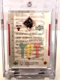 Michael Jordan Upper Deck 1999, Athlete of the Century # 58 verso