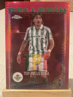 2024-25 Topps Chrome UCC #161 Héctor Bellerín rosa lava 071/175 frente