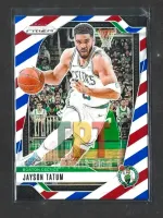 2024-25 Panini Prizm - Red White & Blue Prizm #103 - Jayson Tatum frente