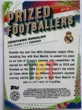 Cristiano Ronaldo - Prized Footballers Insert verso