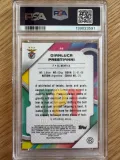 Gianluca Prestianni RC Black Refractor /10 - PSA 9 verso