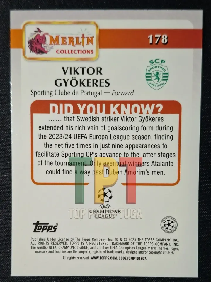 Viktor Gyökeres Atomic Refractor back