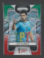 Luis Suarez - Green & Orange Wave Prizm #214 frente