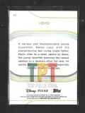 2025 Topps Chrome Disney - Yellow Mini-Diamond Refractor #43 - Nemo verso