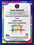 Nuno Mendes Auto /150 verso