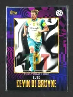2024-25 Topps x WalkerTKL UEFA Club Competitions Gold - Elite #_KEDB - Kevin de Bruyne frente