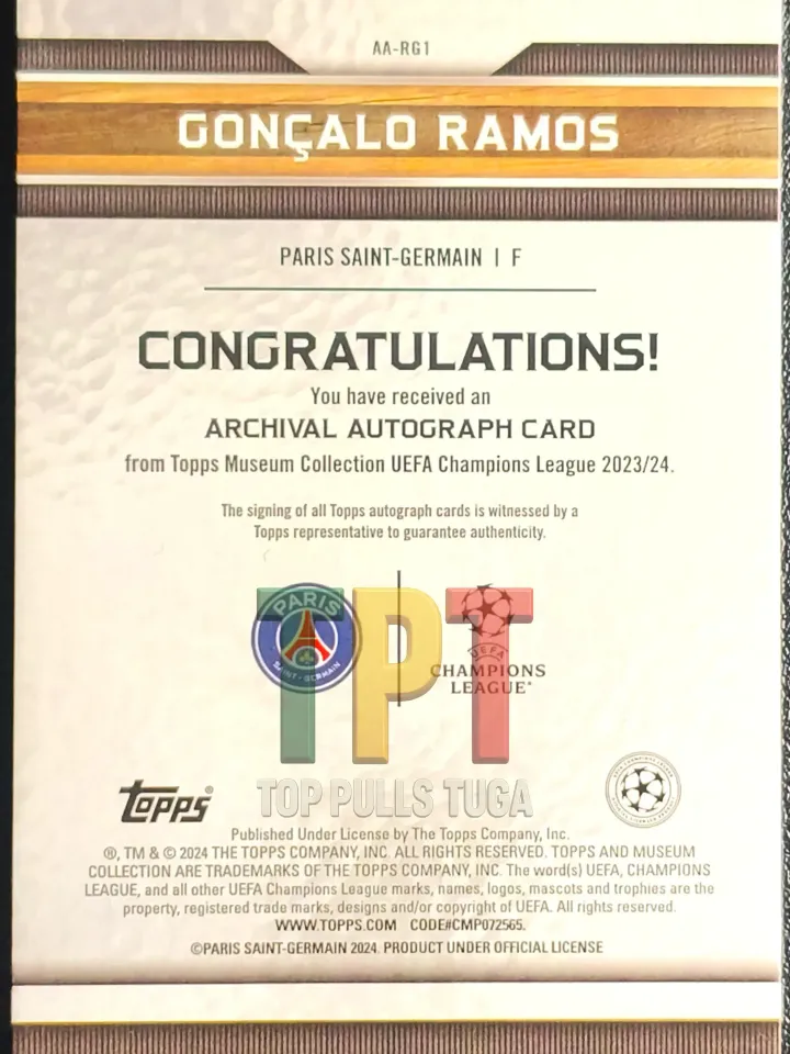 Gonçalo Ramos Auto /75 verso